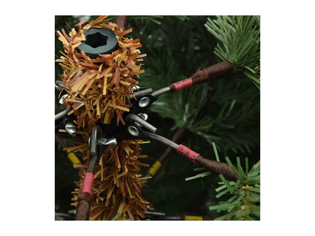 Árbol de Navidad artificial con ramas articuladas Verde 150 cm