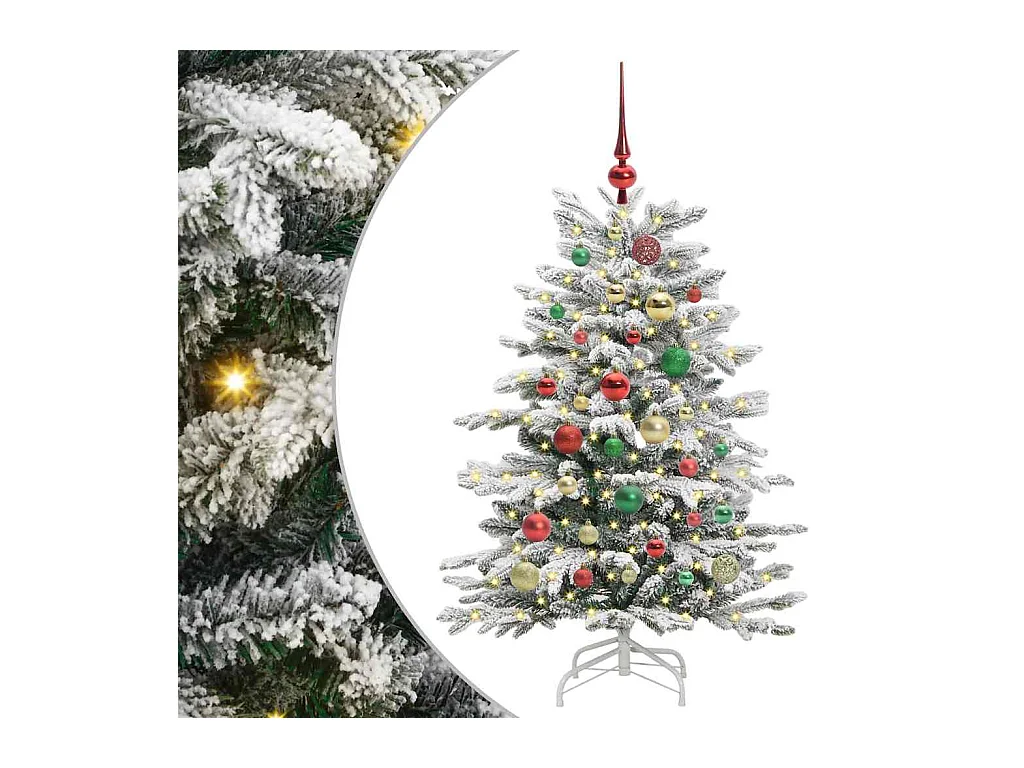 Árbol de Navidad artificial con ramas articuladas 120 cm