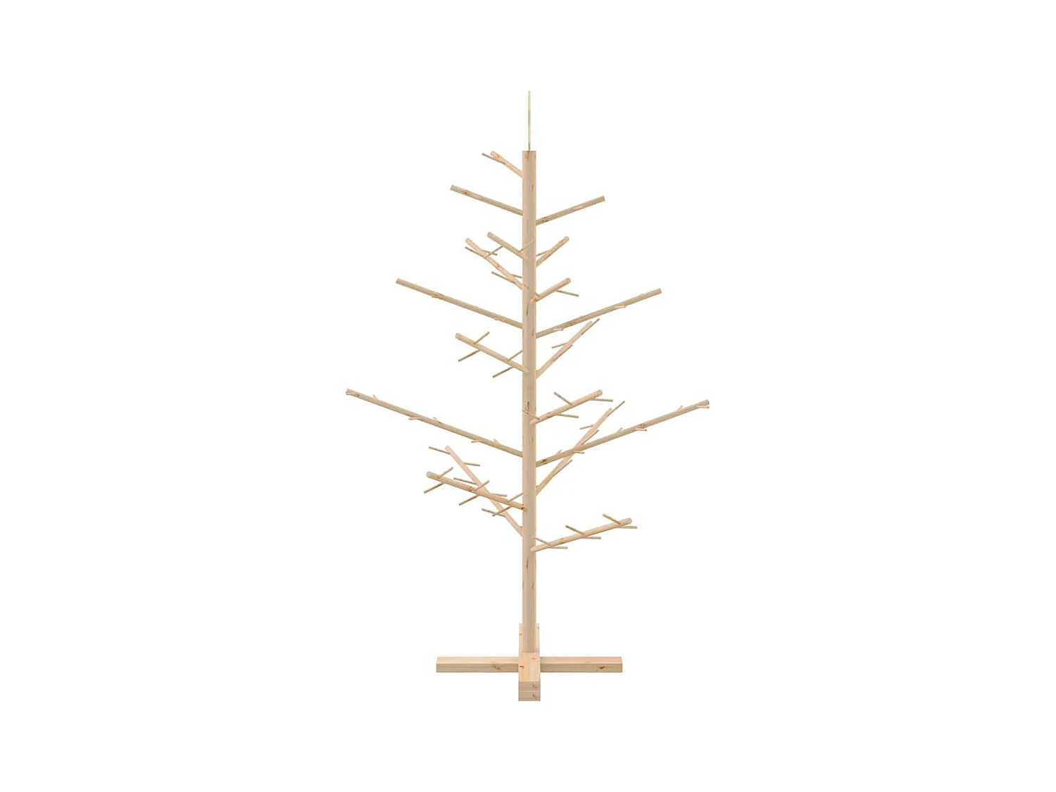 Houten kerstboom Naturel 125 cm Massief grenenhout