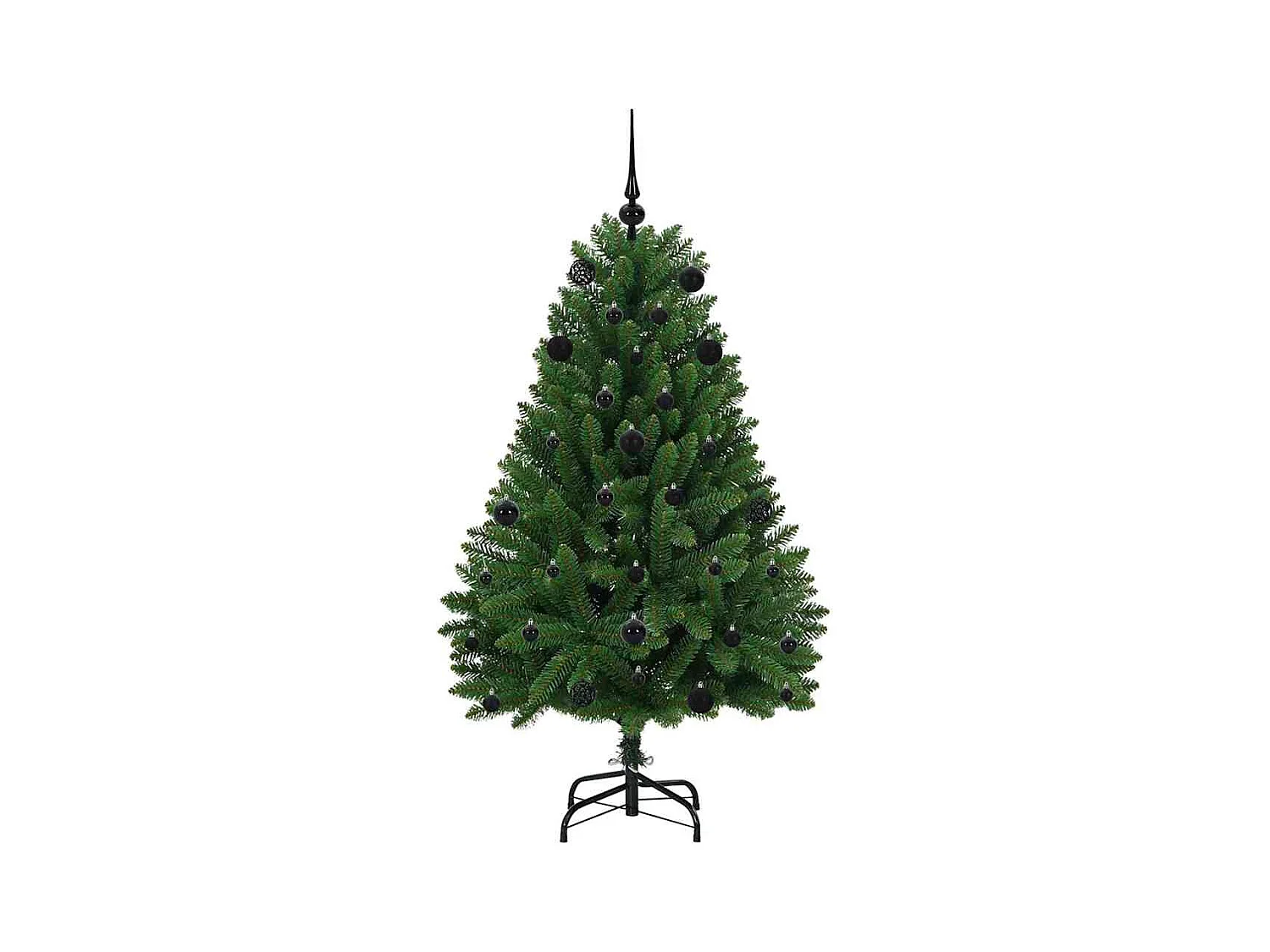 Árvore de Natal Artificial Verde 150 cm PVC e Metal