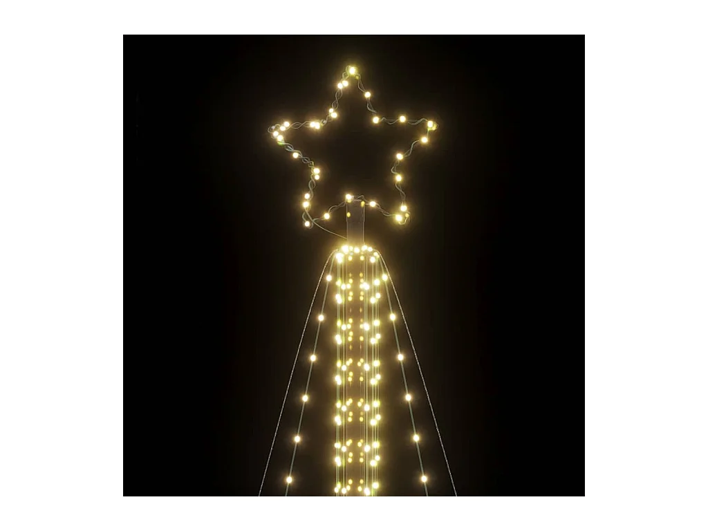 Sapin de Noël à LED 861 LED blanc chaud 478 cm