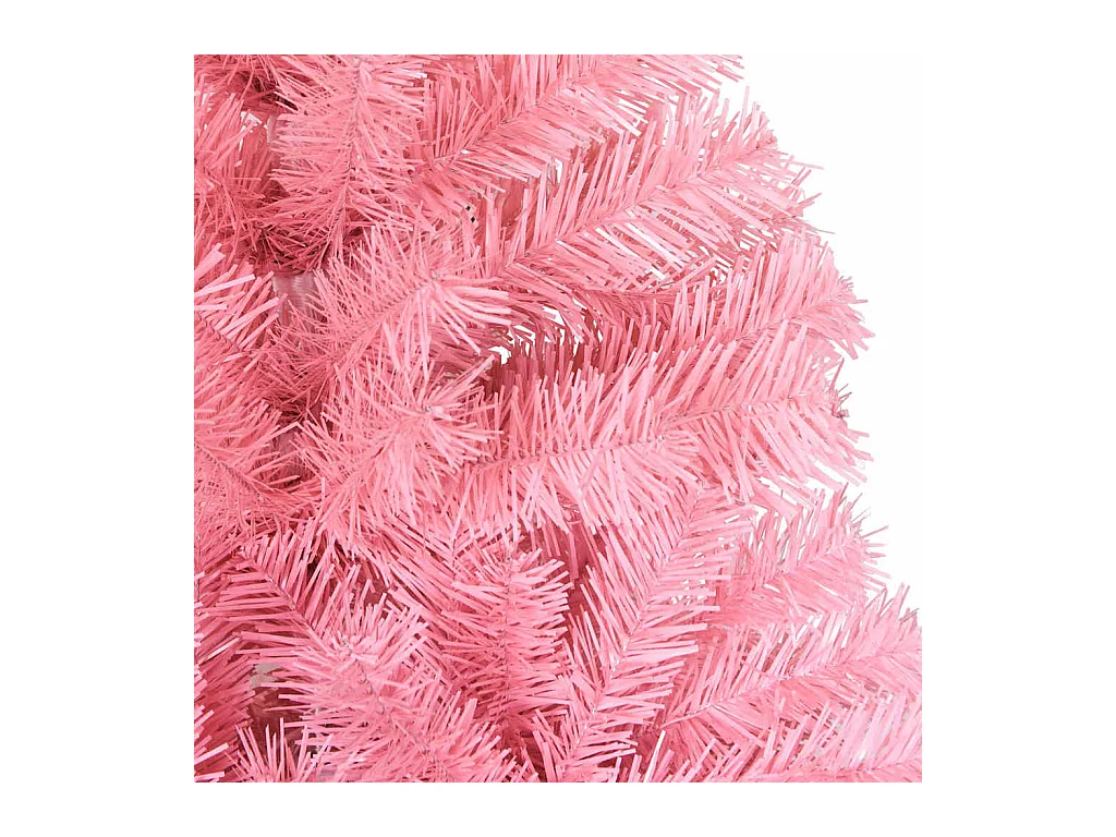 Sapin de Noël avec 300 LED avec support Rose 210 cm PVC