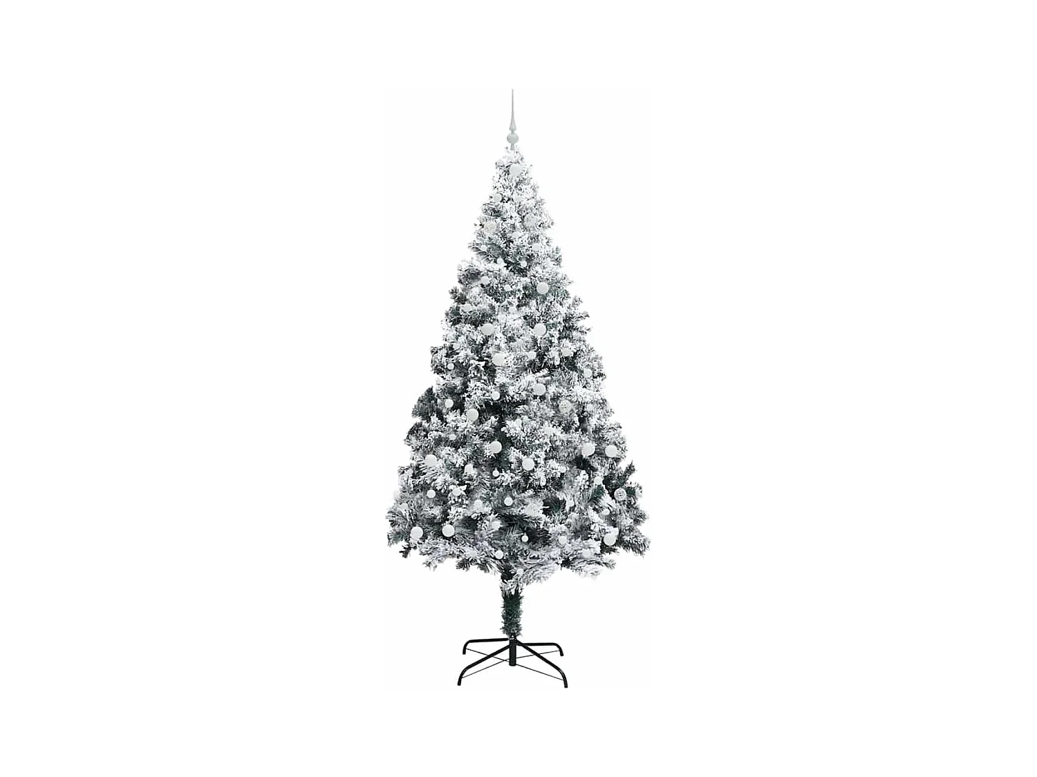 Sapin de Noël artificiel Vert 240 cm PVC, Acier et Plastique