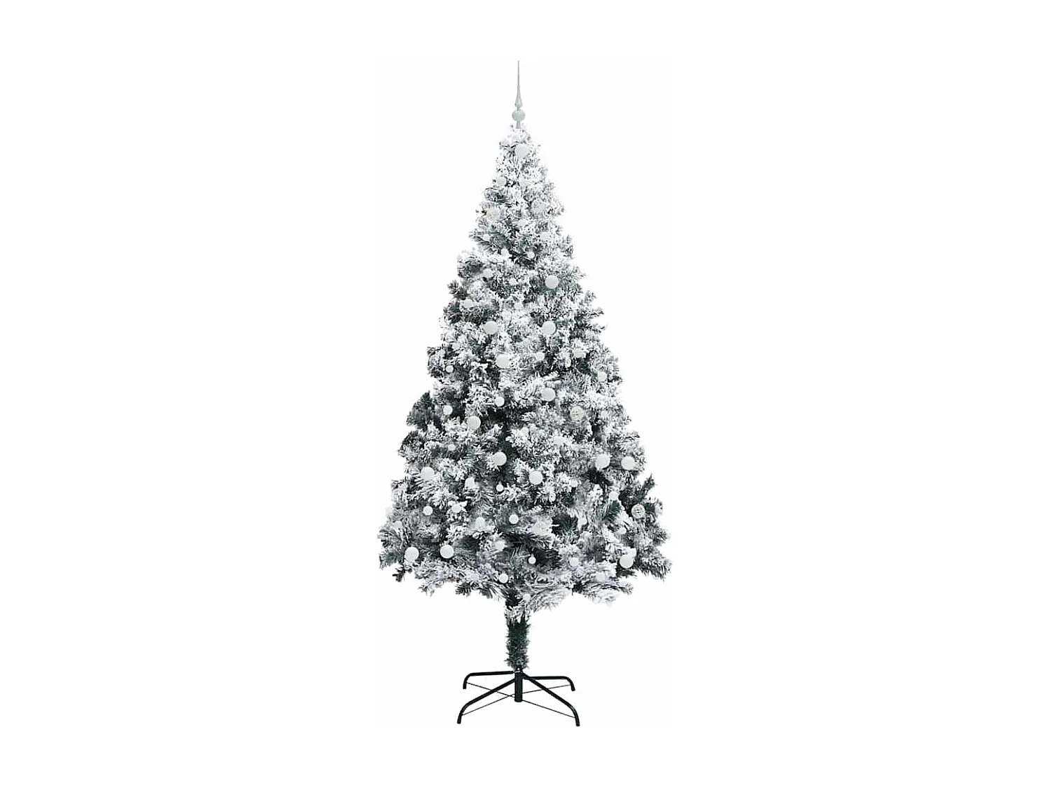 Sapin de Noël artificiel Vert 240 cm PVC, Acier et Plastique
