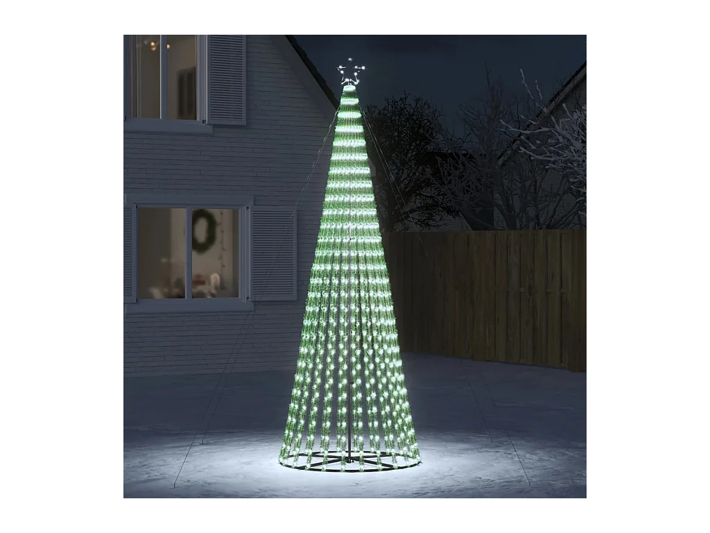 Sapin de Noël à LED 688 LED blanc froid 300 cm