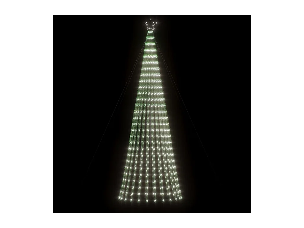 Sapin de Noël à LED 688 LED blanc froid 300 cm