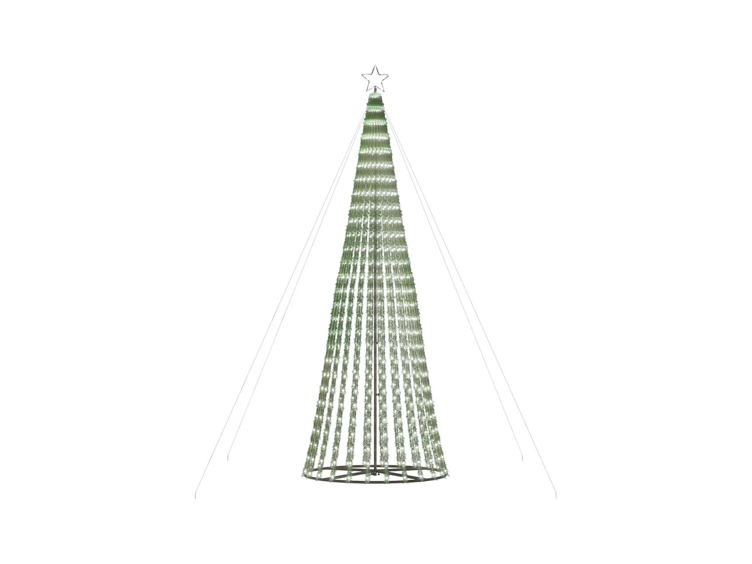 Sapin de Noël à LED 688 LED blanc froid 300 cm