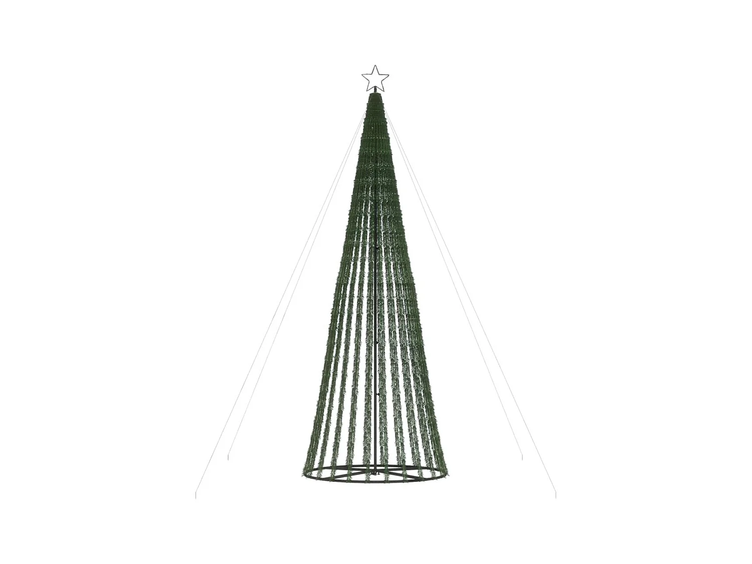 Sapin de Noël à LED 688 LED blanc froid 300 cm