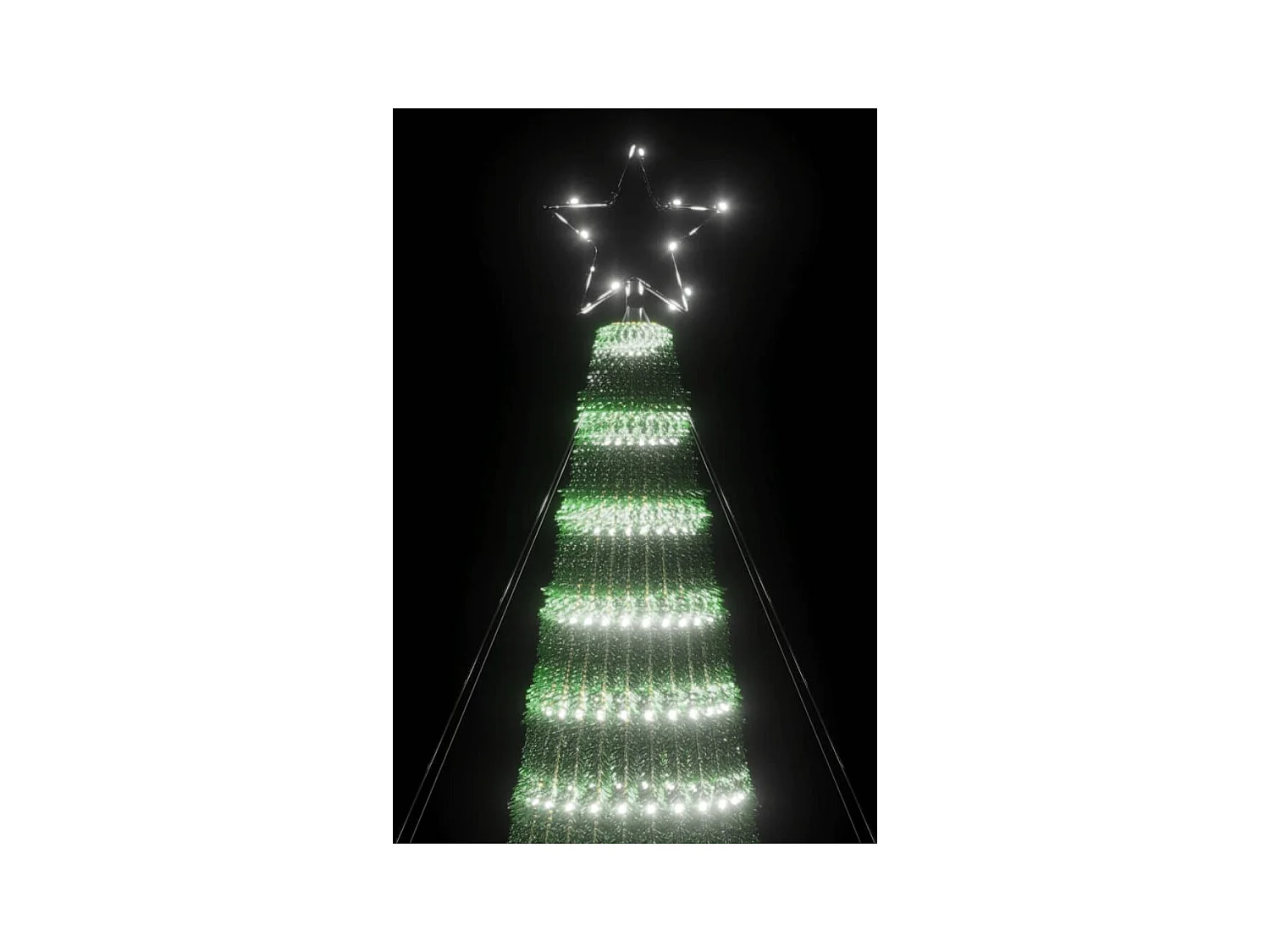 Sapin de Noël à LED 688 LED blanc froid 300 cm