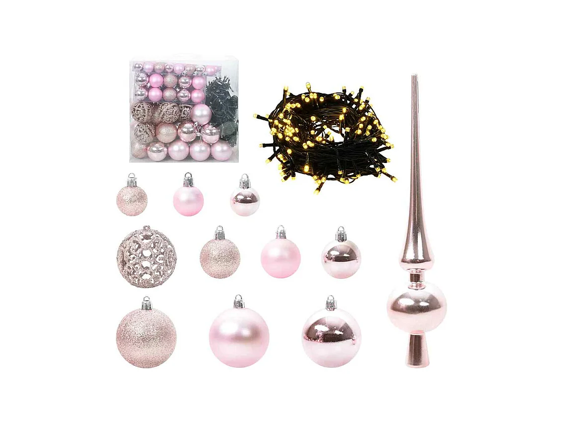 Sapin de Noël artificiel avec 300 LED Vert 76 x 76 x 180 cm