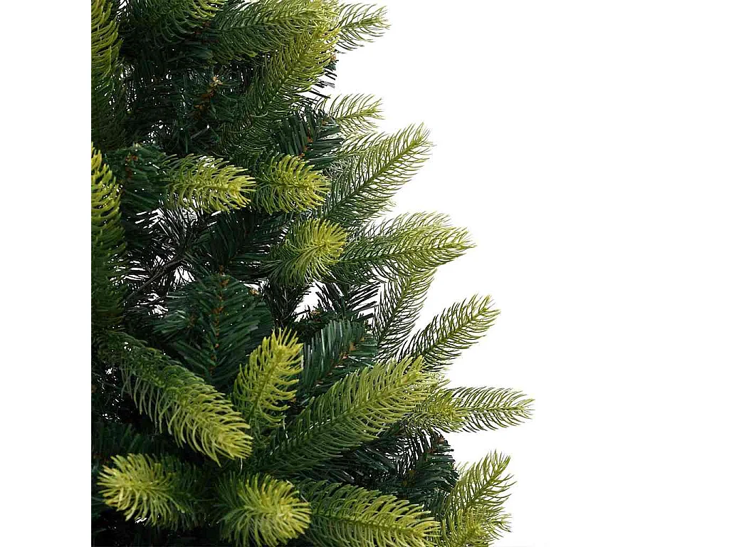 Kunstmatige Gehingde Kerstboom 150 LEDs Groen 150 cm PVC en PE