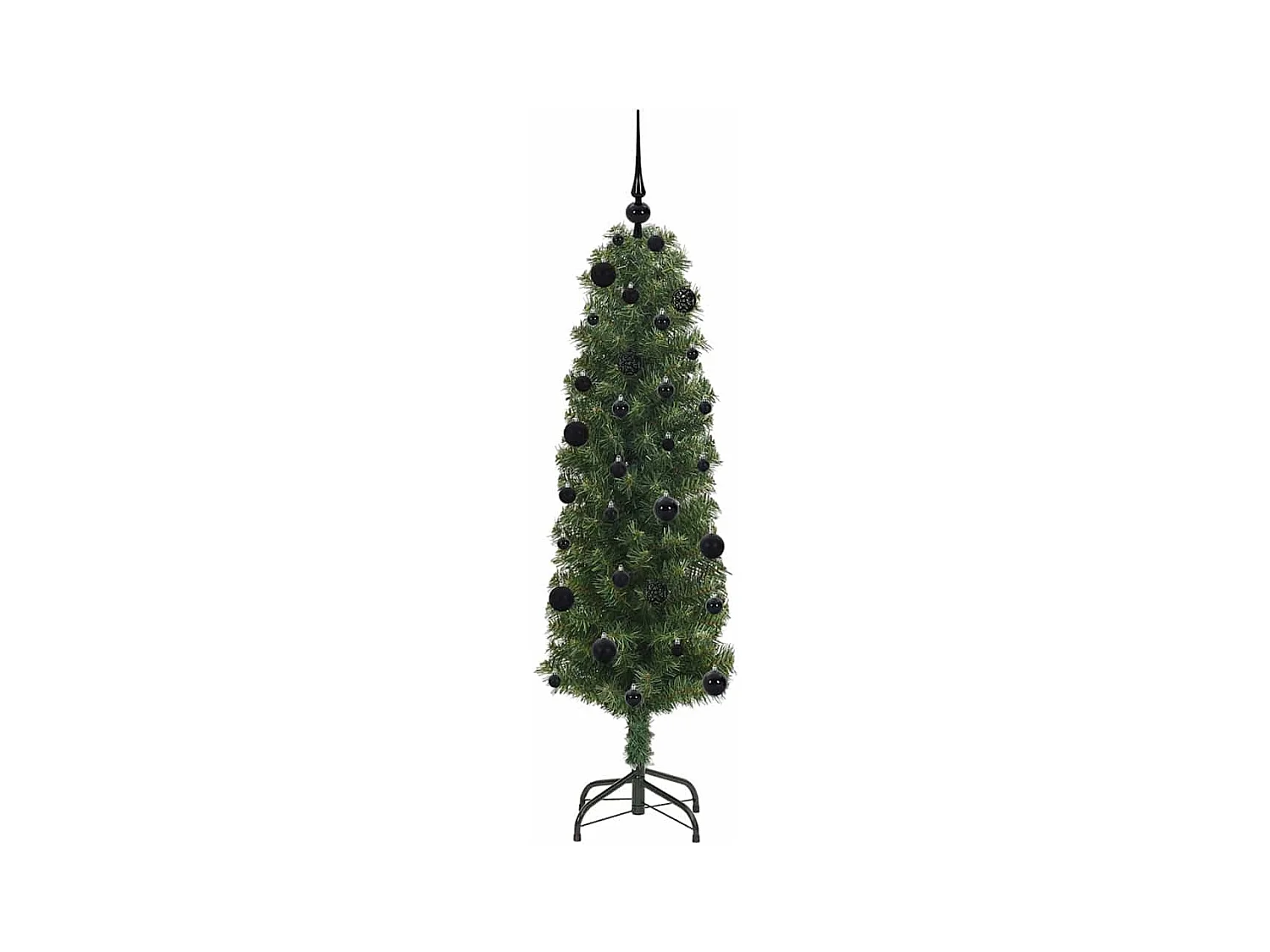 Árbol de Navidad artificial Verde 150 cm PVC, Acero y Plástico