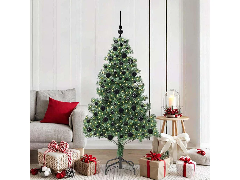 Kerstboom met 300 LED met standaard Groen 180 cm PVC