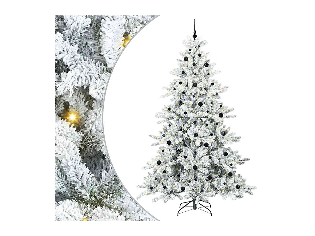 Sapin de Noël Artificiel à Branches Articulées 240 cm PVC