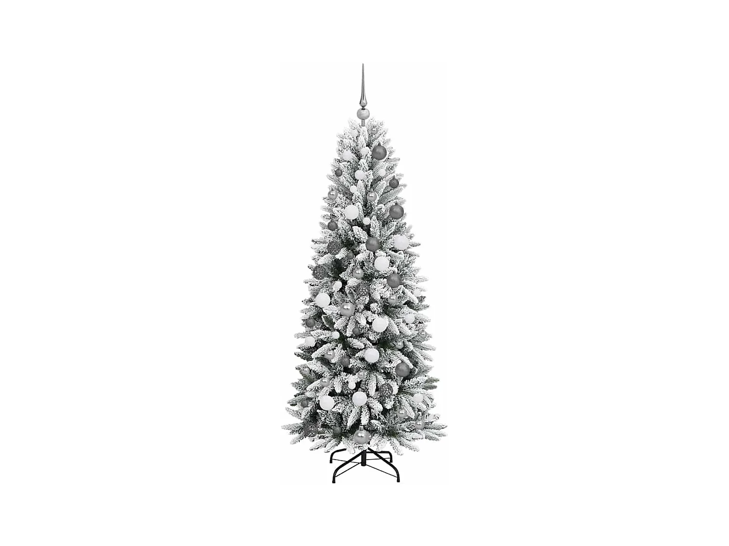 Sapin de Noël artificiel avec 300 LED Blanc 73 x 73 x 180 cm