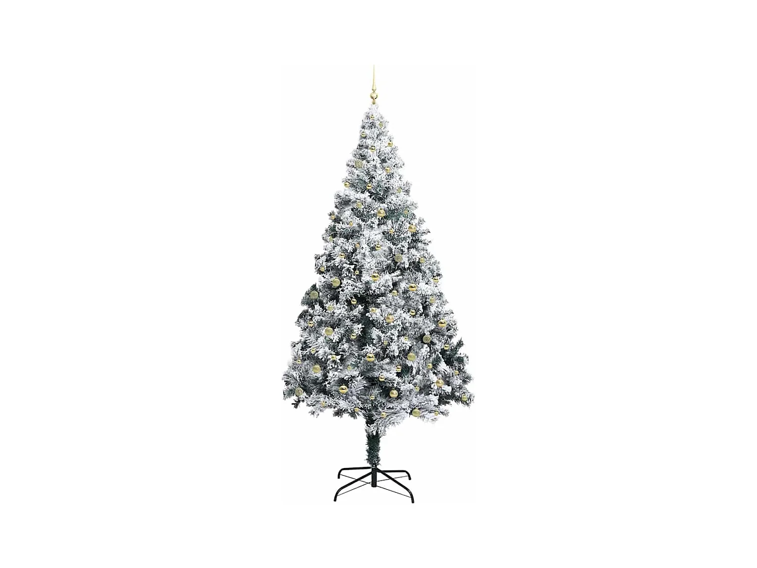 Kerstboom met decoratieve touwlichten Wit 300 cm PVC