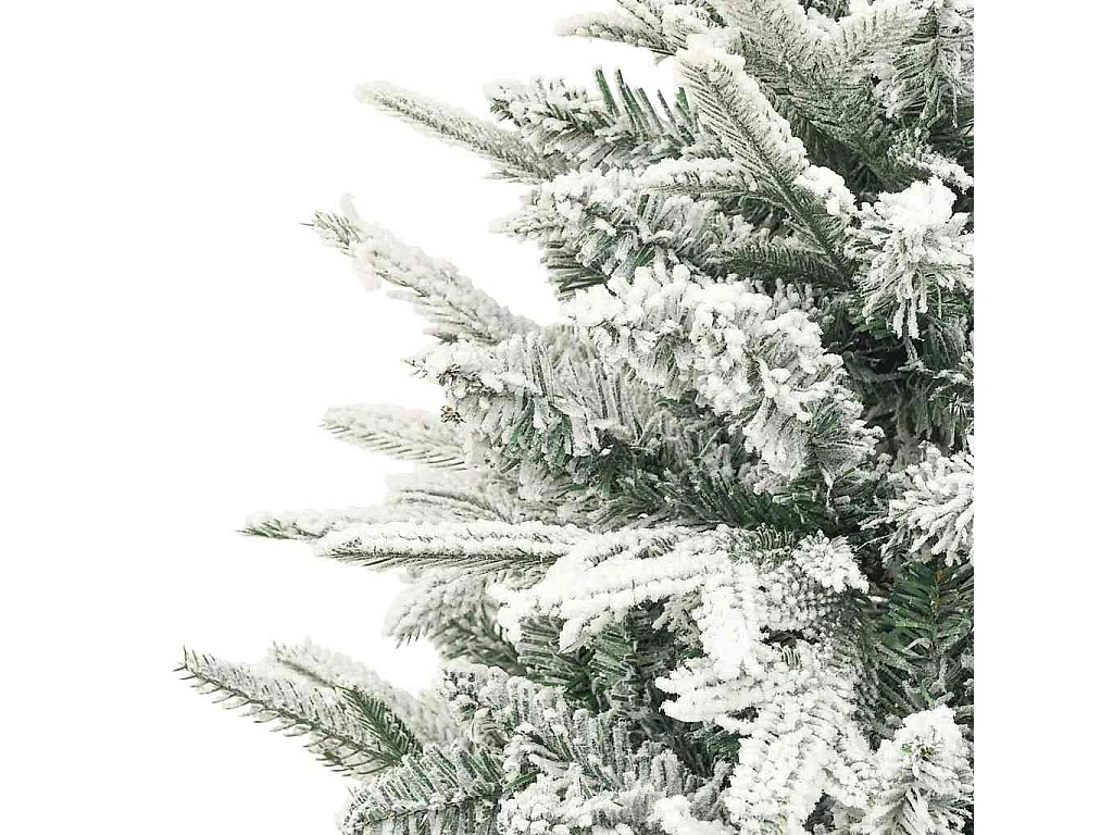 Sapin de Noël artificiel pré-éclairé avec set de boules Vert