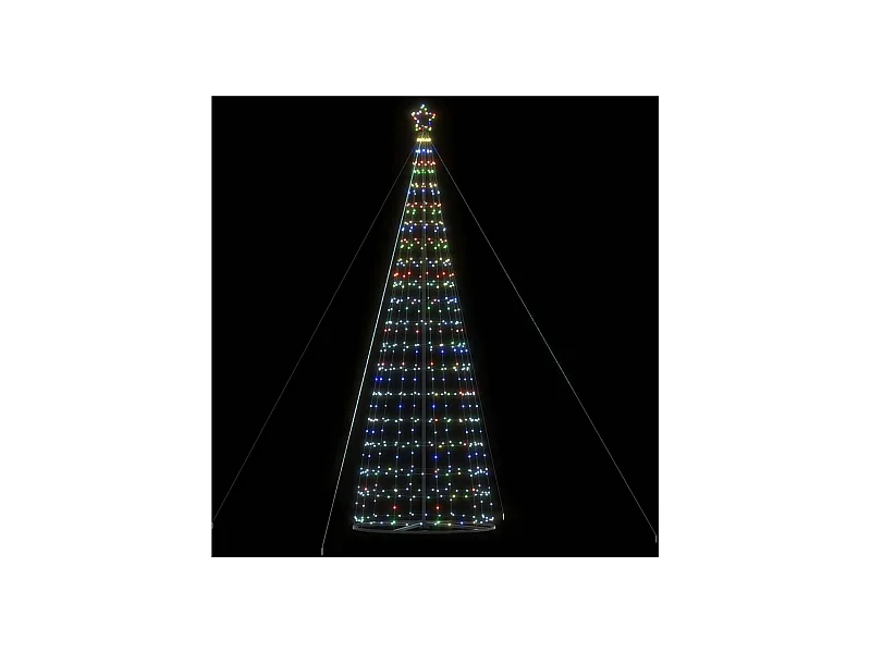Sapin de Noël à LED 1534 LED colorées 503 cm