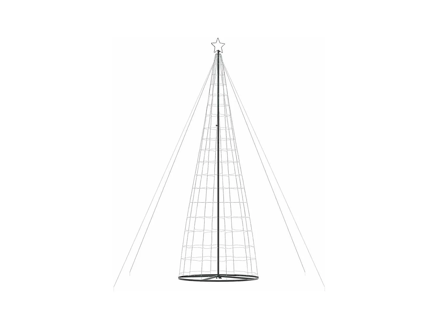 Sapin de Noël à LED 1534 LED colorées 503 cm