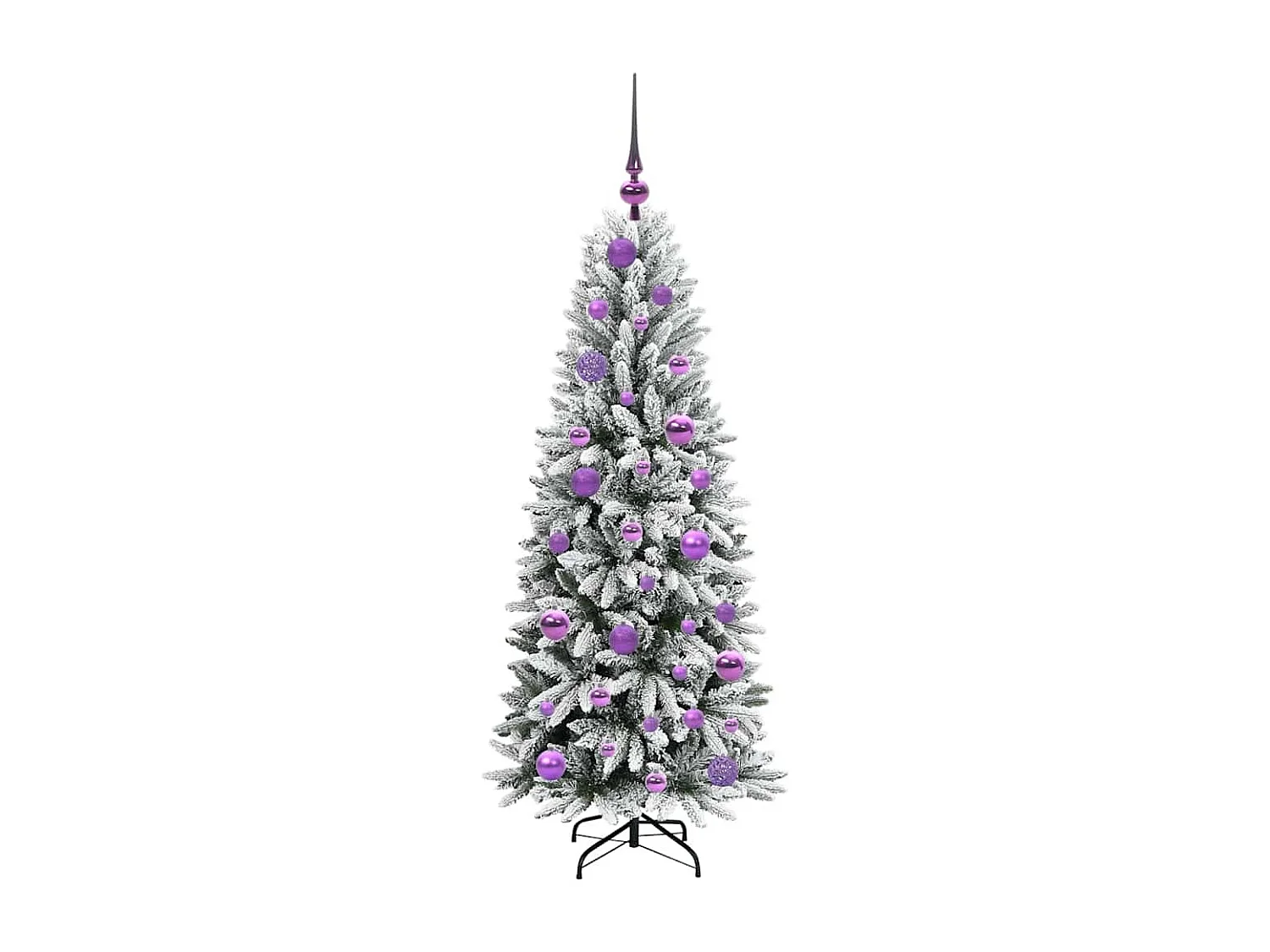 Sapin de Noël artificiel avec 150 LED Blanc 53 x 53 x 120 cm