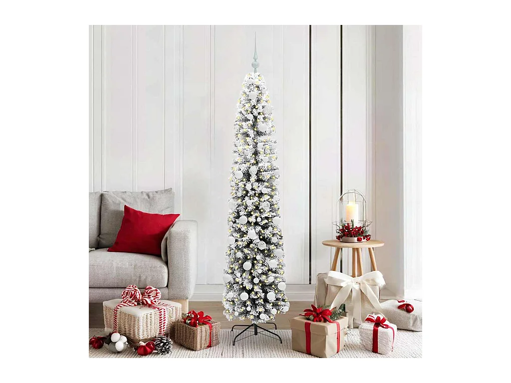 Árvore de Natal Artificial Verde 180 cm PVC e Aço e Plástico