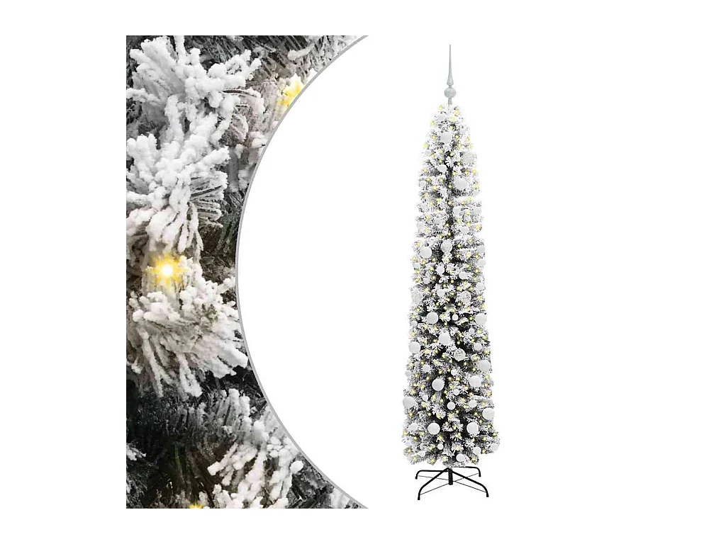 Árvore de Natal Artificial Verde 180 cm PVC e Aço e Plástico