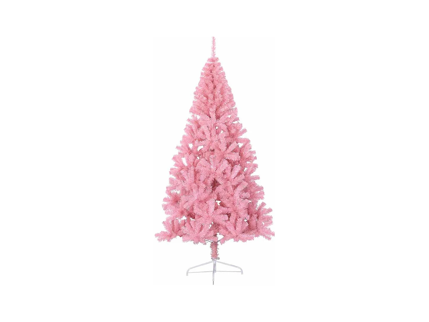 Sapin de Noël artificiel pré-éclairé Rose 180 cm PVC