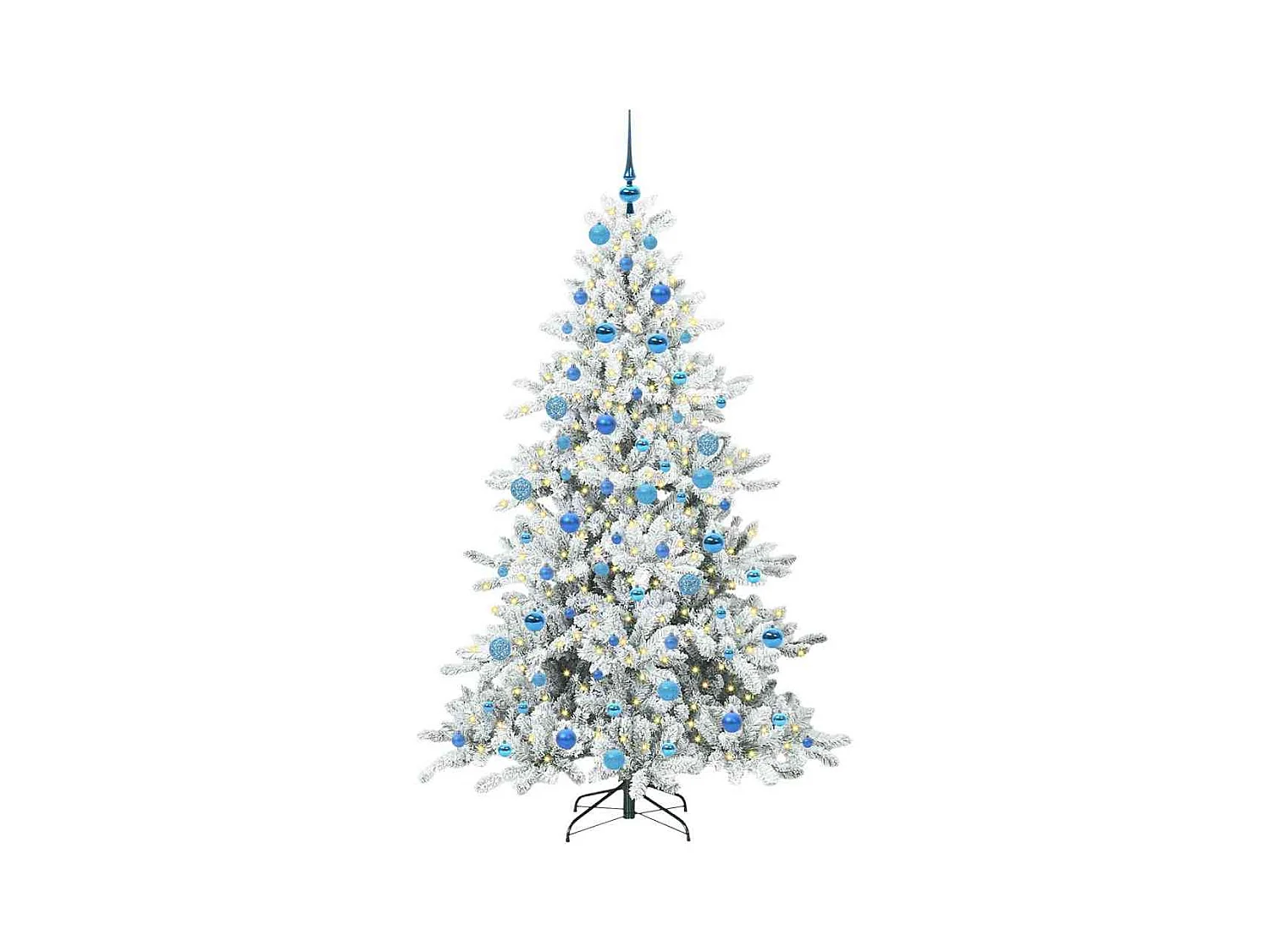 Árbol de Navidad artificial con ramas articuladas 180 cm PVC