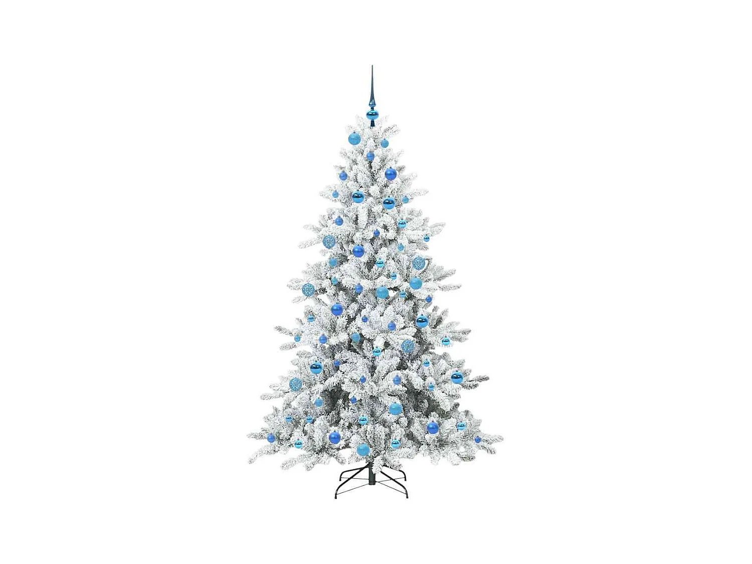 Árbol de Navidad artificial con ramas articuladas 180 cm PVC