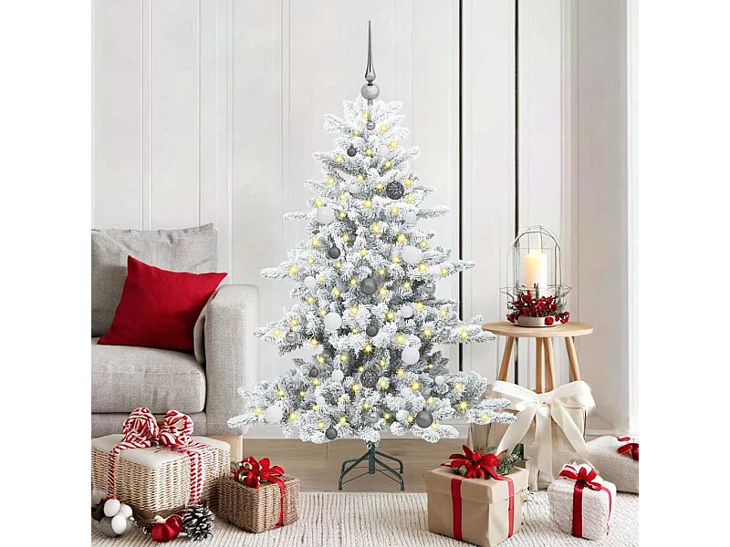 Kunstmatige Hinged Kerstboom met 150 LED 150 cm PVC