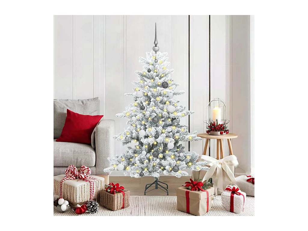 Kunstmatige Hinged Kerstboom met 150 LED 150 cm PVC