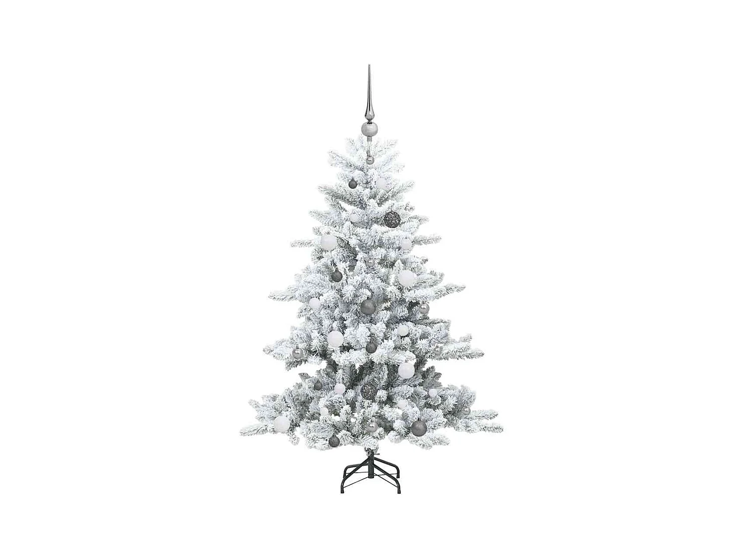 Kunstmatige Hinged Kerstboom met 150 LED 150 cm PVC