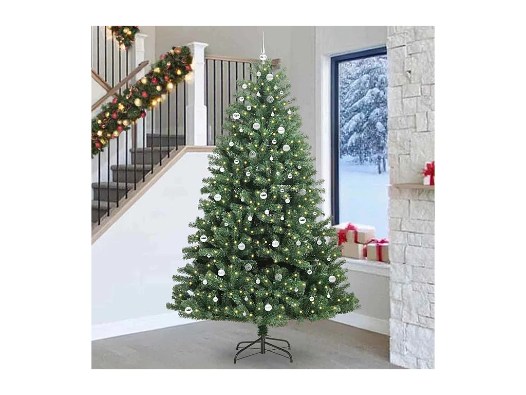 Sapin de Noël Artificiel à Branches Articulées Vert 270 cm