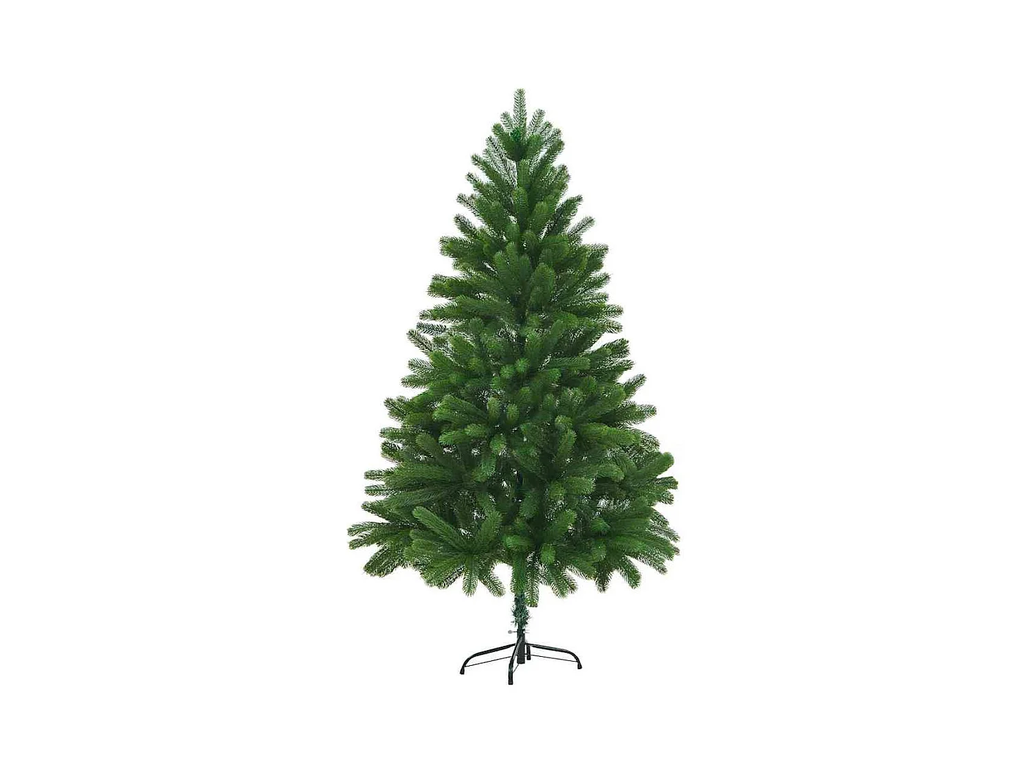 Árbol de Navidad con 300 LED con soporte Verde 180 cm PE