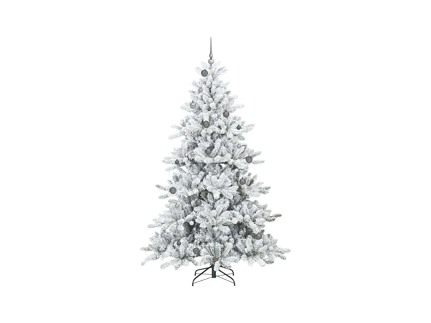 Kunstmatige Hinged Kerstboom met 300 LED 240 cm PVC