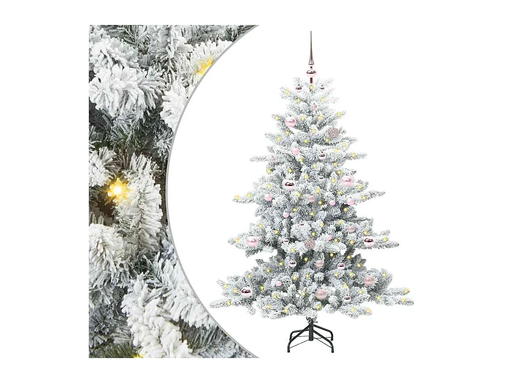 Sapin de Noël Artificiel à Branches Articulées 150 cm PVC