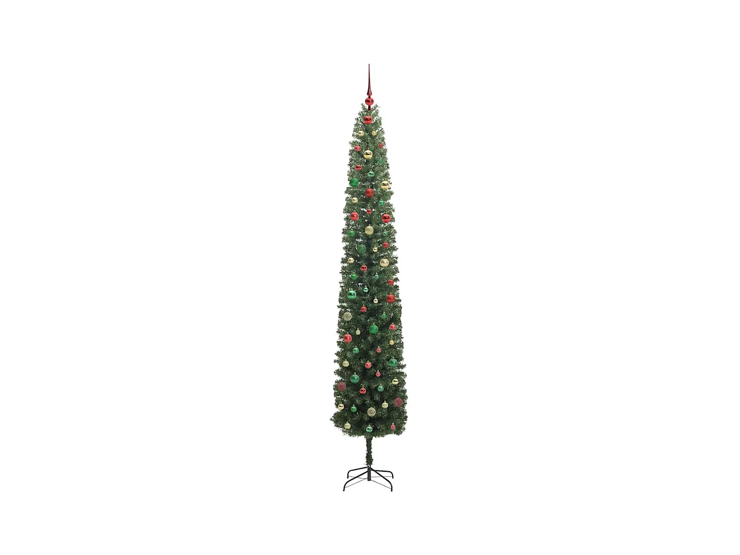 Árvore de Natal Artificial Verde 300 cm PVC e Aço e Plástico