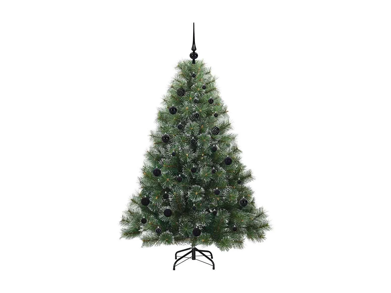 Sapin de Noël artificiel avec 150 LED Vert 150 cm PE et PVC