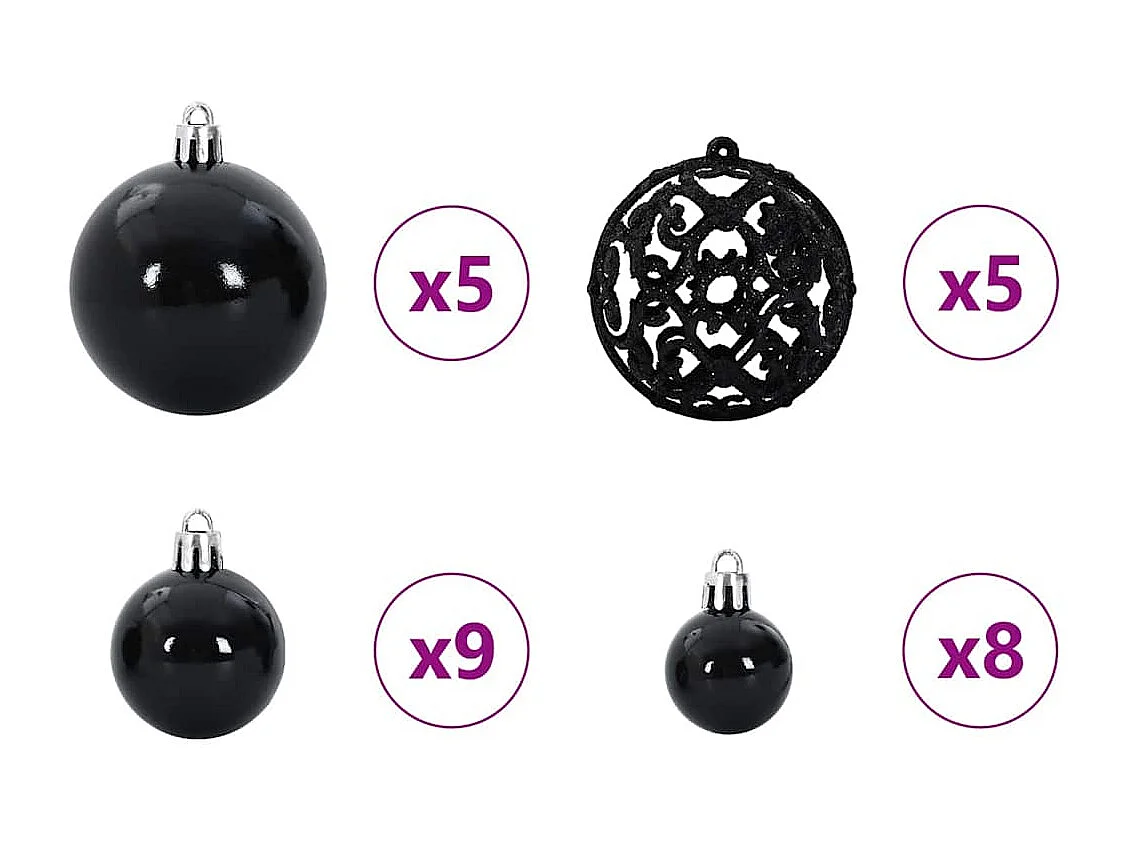 Sapin de Noël artificiel avec 150 LED Vert 150 cm PE et PVC