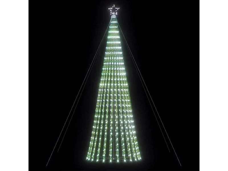 Sapin de Noël à LED 1028 LED blanc froid 403 cm