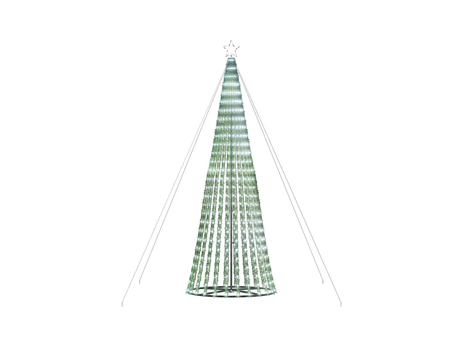 Sapin de Noël à LED 1028 LED blanc froid 403 cm