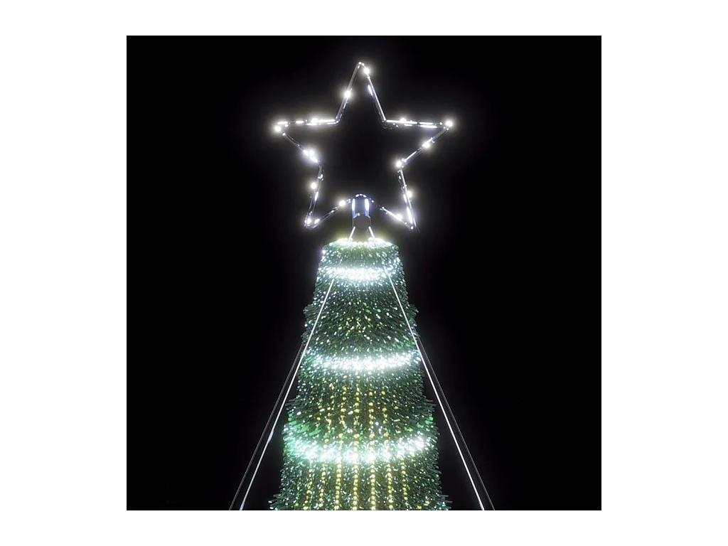 Sapin de Noël à LED 1028 LED blanc froid 403 cm