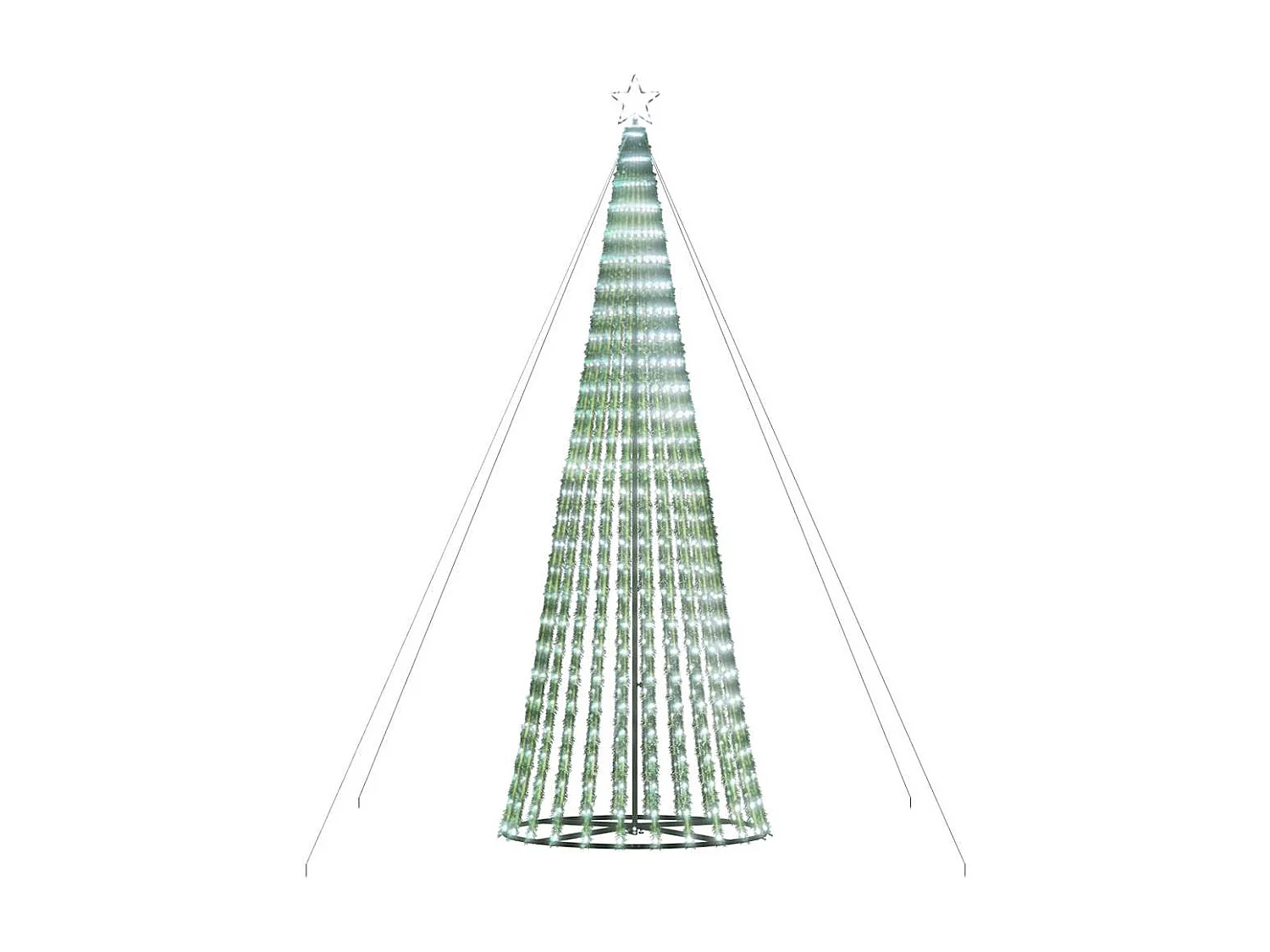 Sapin de Noël à LED 1028 LED blanc froid 403 cm