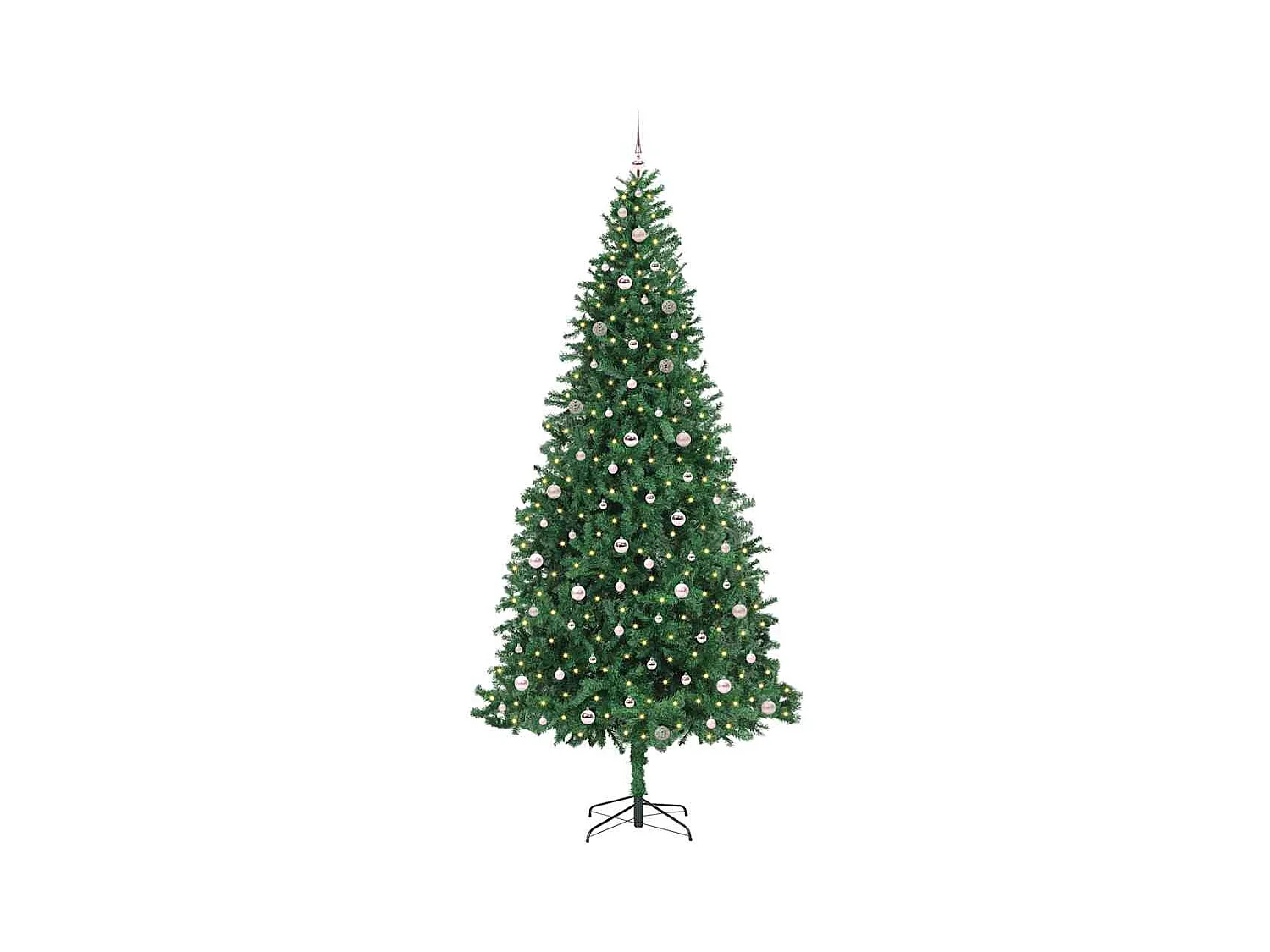 Árbol de Navidad artificial Verde 300 cm PVC y Metal y Plástico