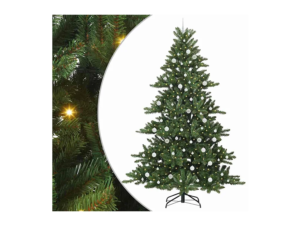Sapin de Noël Artificiel à Branches Articulées 240 cm PVC