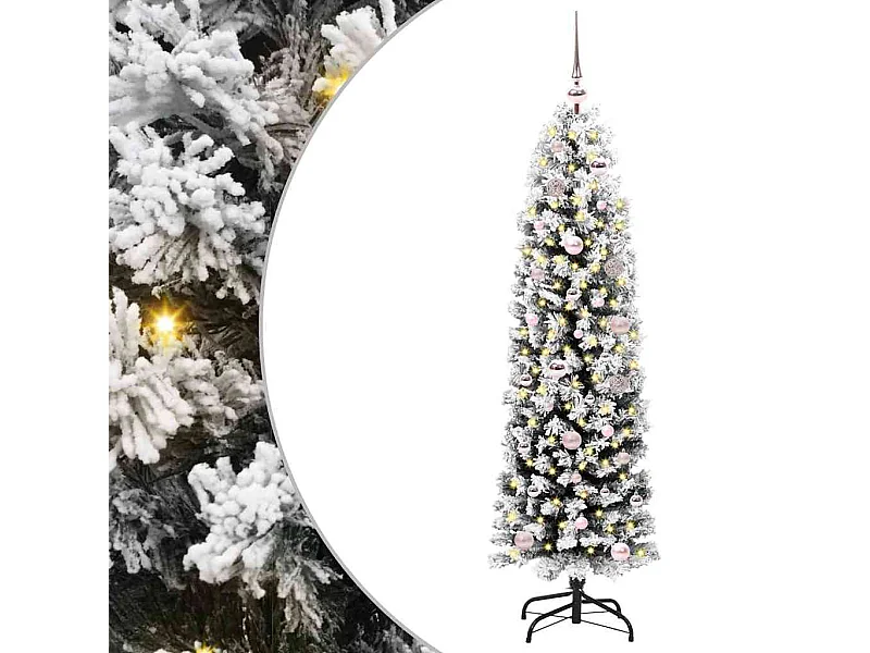 Sapin de Noël artificiel Vert 150 cm PVC et acier et plastique