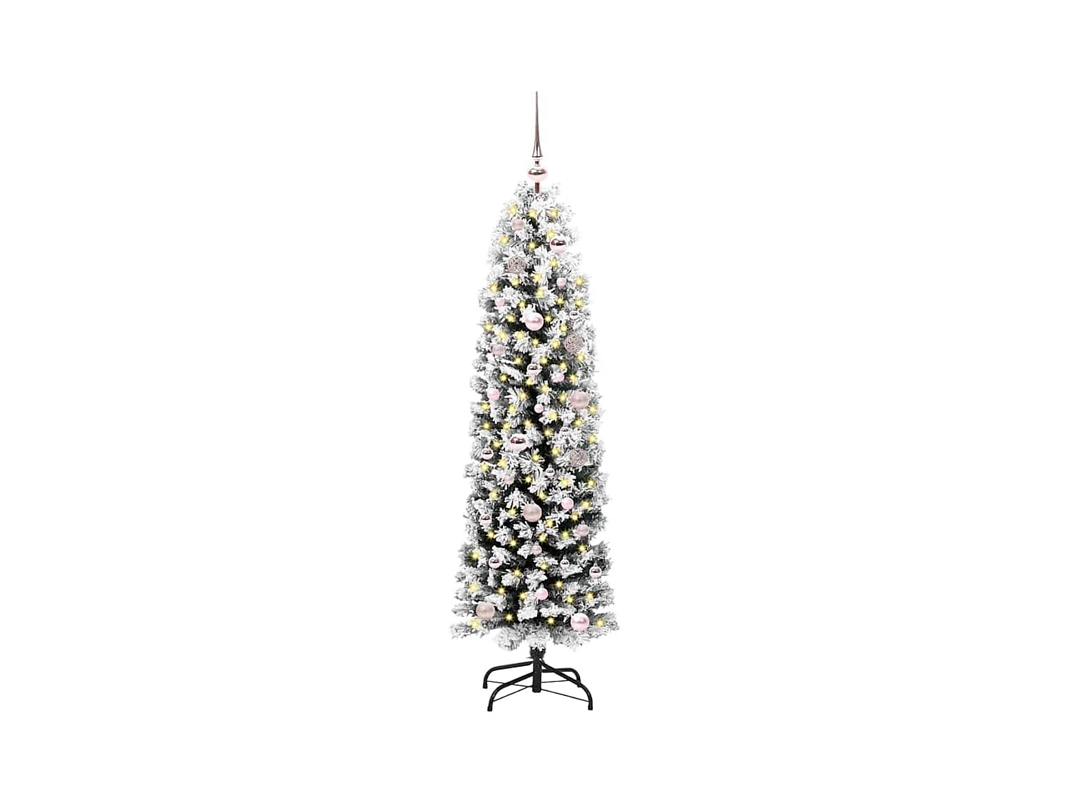 Sapin de Noël artificiel Vert 150 cm PVC et acier et plastique