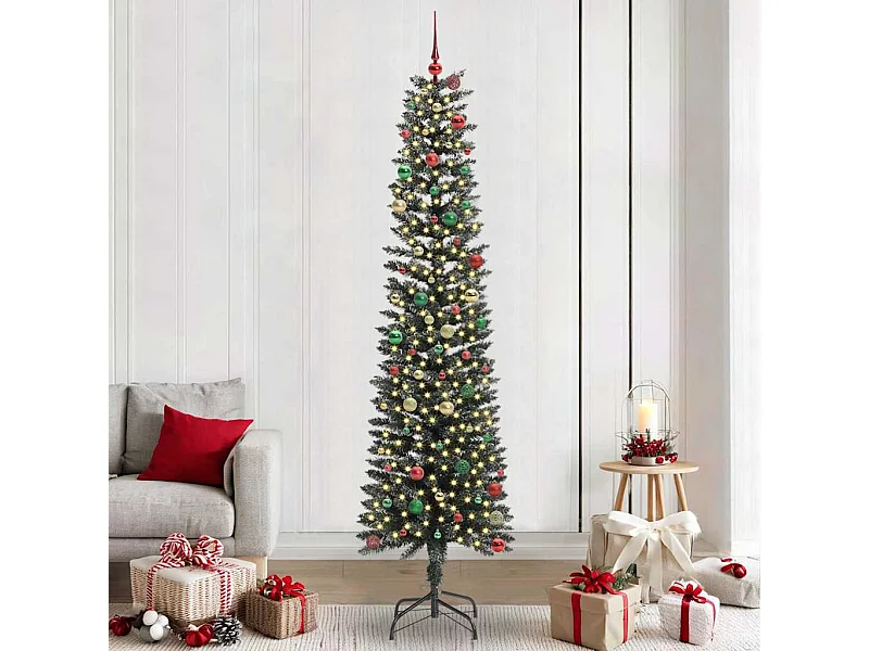 Árbol de Navidad artificial con 300 LED Verde 58 x 58 x 240 cm