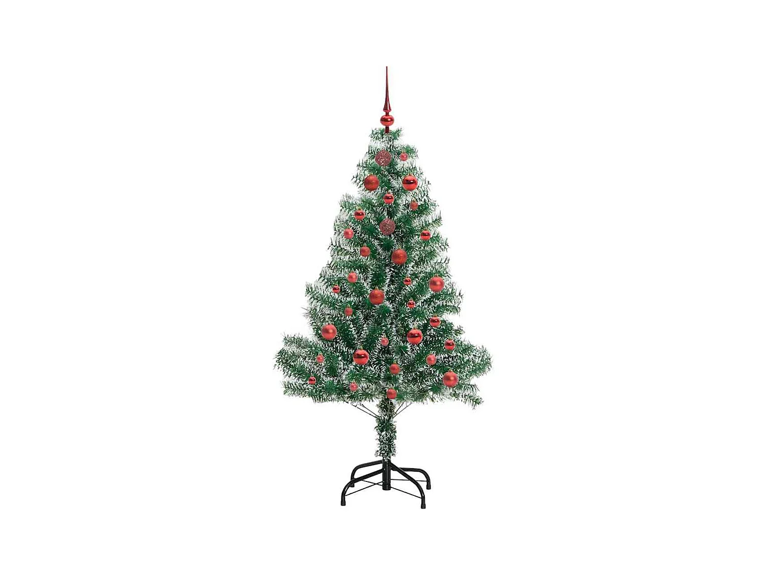 Arbre de Noël artificiel floconné de neige avec lumière LED