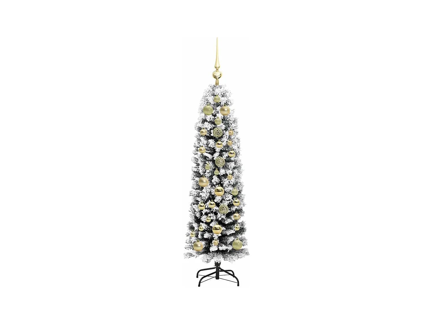 Árbol de Navidad artificial Verde 150 cm PVC, Acero y Plástico